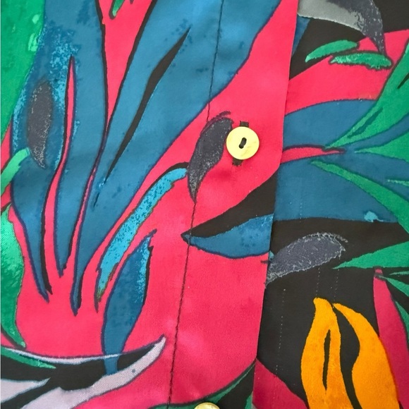 Haver + Blair Button Down Blouse Multicolor M - Picture 5 of 7